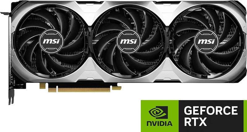 MSI Gaming GeForce RTX 4070 Ti 12GB GDRR6X Extreme Clock: 2655 MHz 192-Bit HDMI/DP Nvlink TORX Fan 4.0 Ada Lovelace Architecture Graphics Card (RTX 4070 Ti Ventus 3X 12G OC) - Image 2